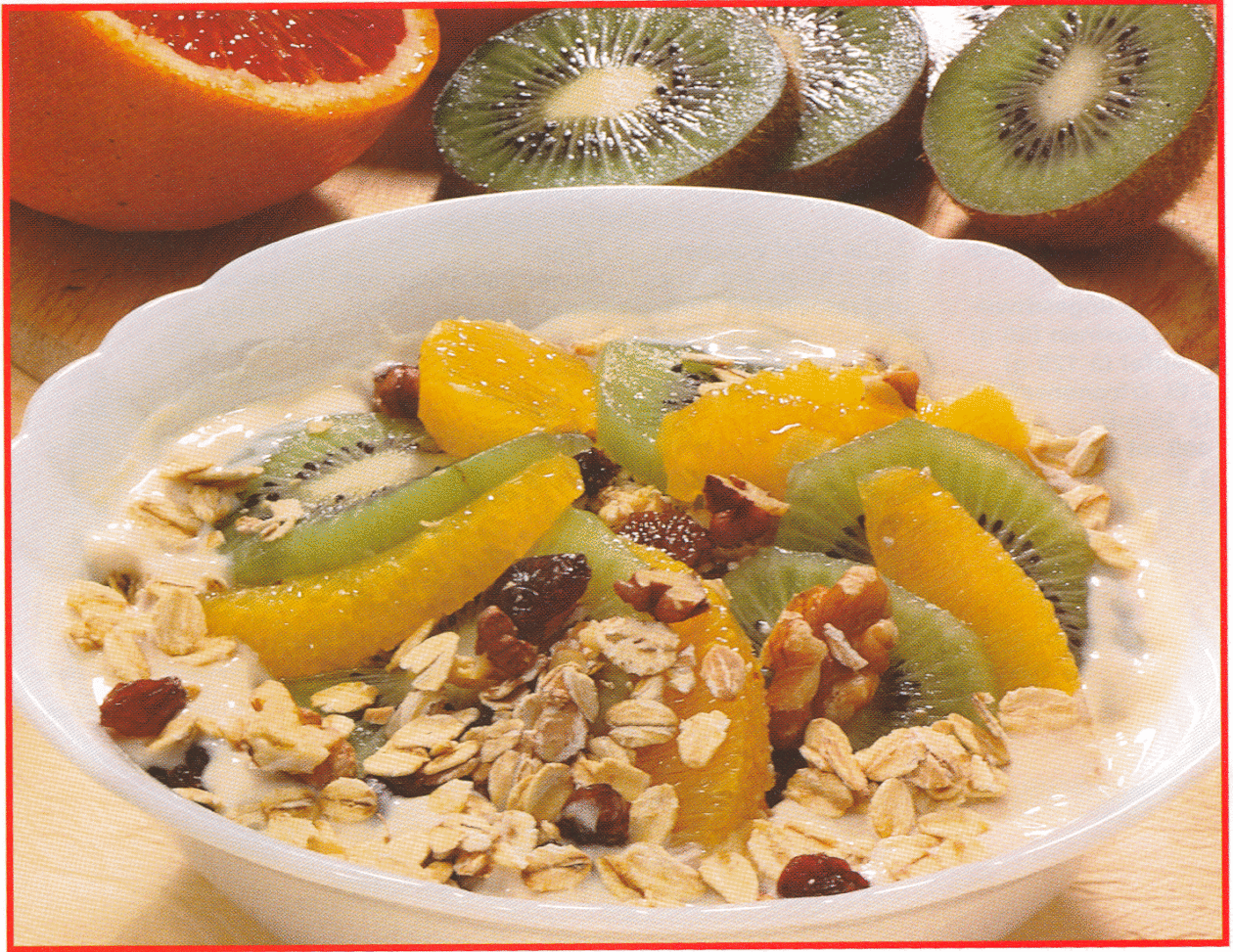orangen kiwi muesli Orangen-Kiwi-Müsli - BCM Diät Rezepte.at