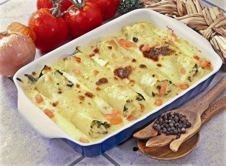 cannelloni mit mangoldfuellung Cannelloni mit Mangoldfüllung - BCM Diät Rezepte.at