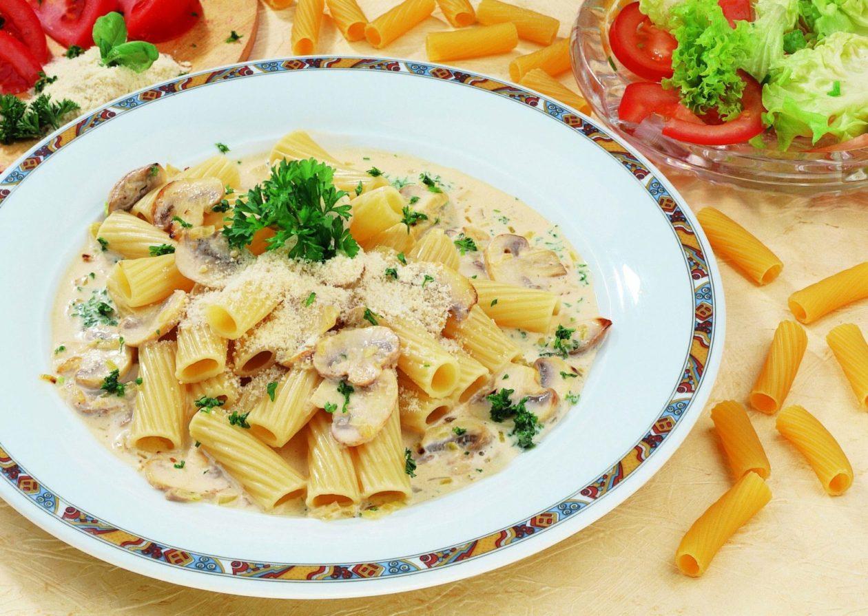 rigatoni mit pilzen Rigatoni mit Pilzen - BCM Diät Rezepte.at